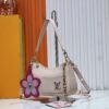 Upgraded Original M13101 Marellini Handbag in Epi Grained Leather with Shining Hardware