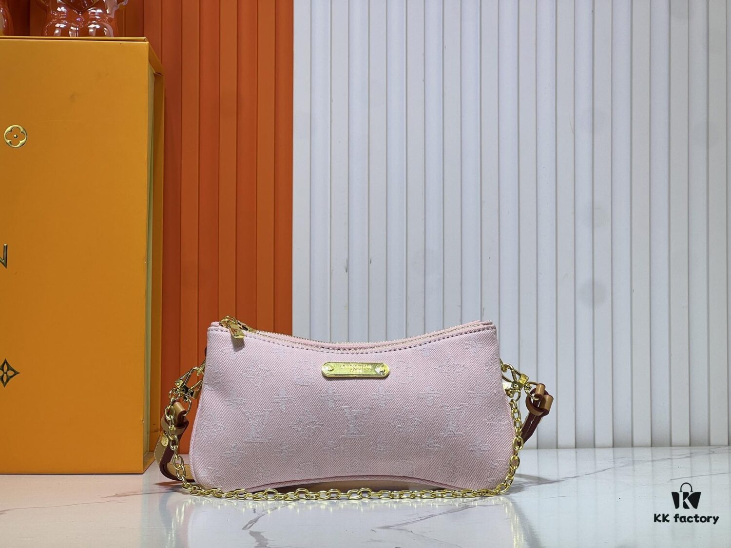 M83532 M14159 Pink Denim Monogram New Denim Liv Pochette