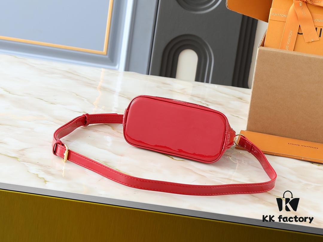 Upgraded Original Fan Bingbing's Same Style Vernis Leather Series M82717 M91606 M93595 Alma BB Handbag