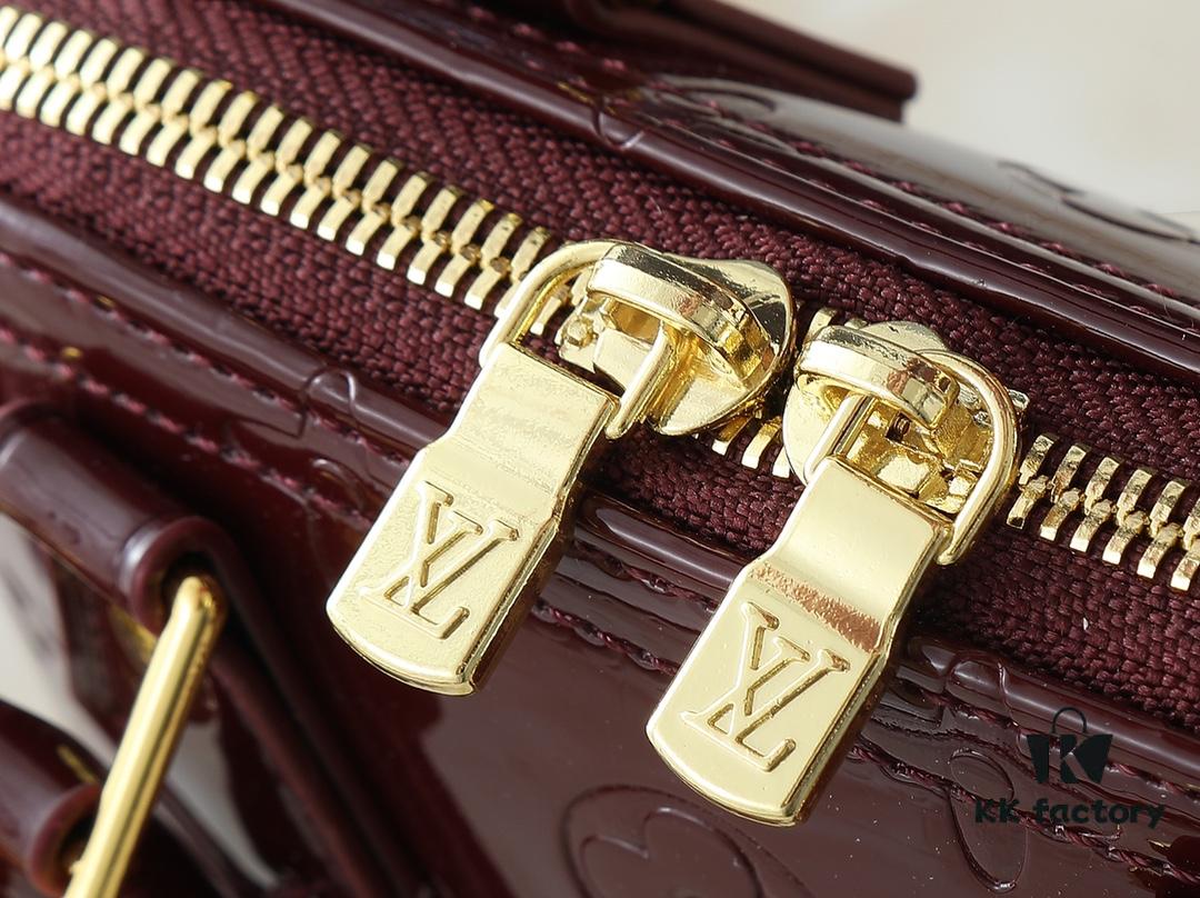 Upgraded Original Version Fan Bingbing's Same Style Vernis Leather Series M82717 M91606 M93595 Alma BB Handbag