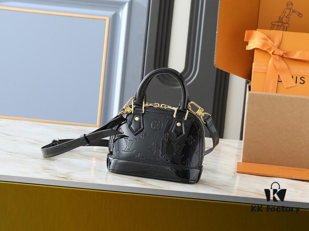 Upgraded Original Version, Fan Bingbing's Same Style, Vernis Leather Series M82717 M91606 M93595 Alma BB Handbag