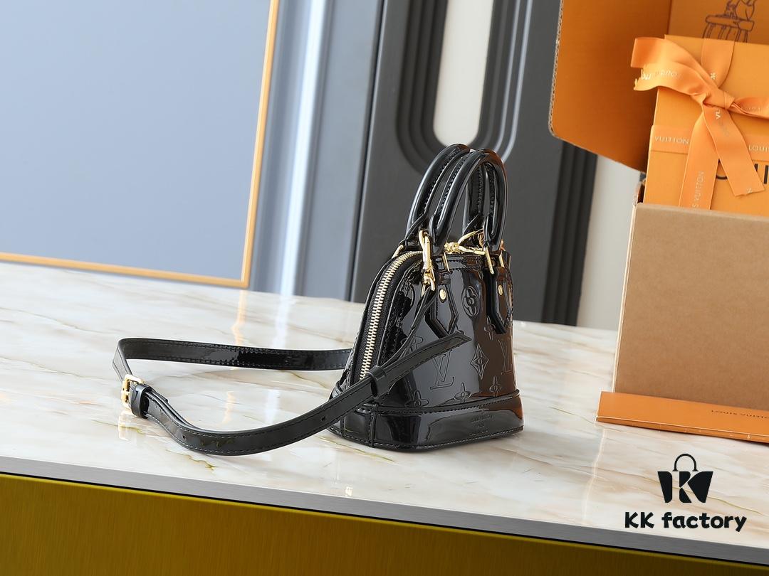 Upgraded Original Version, Fan Bingbing's Same Style, Vernis Leather Series M82717 M91606 M93595 Alma BB Handbag