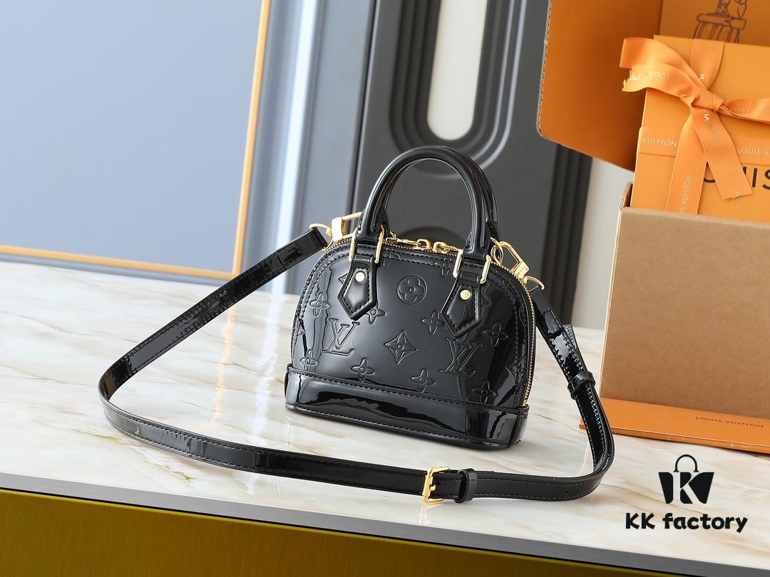 Upgraded Original Version, Fan Bingbing's Same Style, Vernis Leather Series M82717 M91606 M93595 Alma BB Handbag