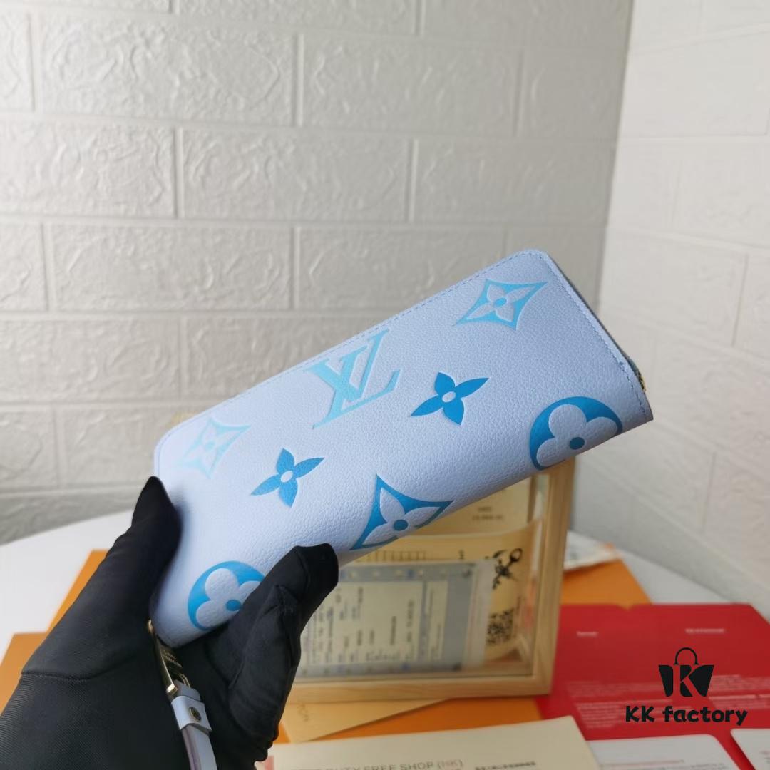 M80402 By The Pool Series Zip Wallet in Monogram Empreinte Leather