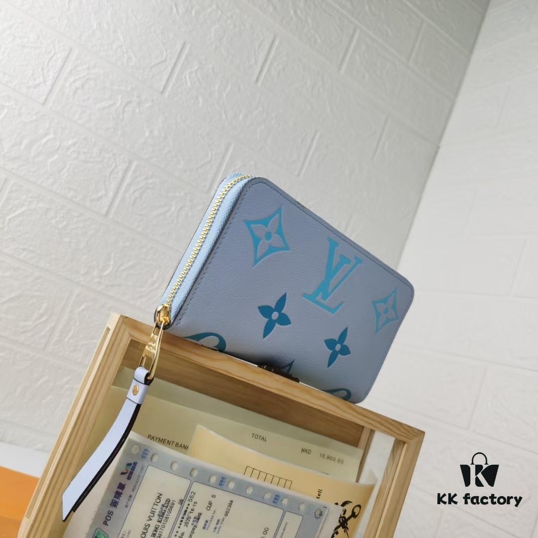 M80402 By The Pool Series Zip Wallet in Monogram Empreinte Leather