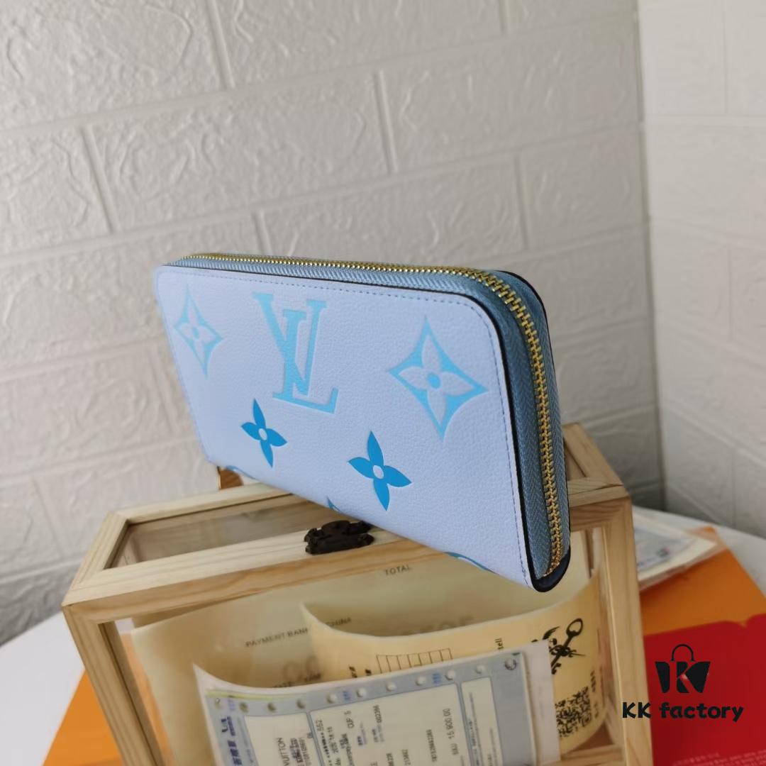 M80402 By The Pool Series Zip Wallet in Monogram Empreinte Leather