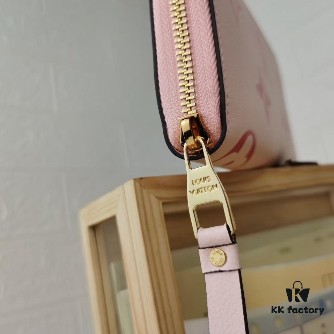 M80402 By The Pool Series Zip Wallet in Monogram Empreinte Leather