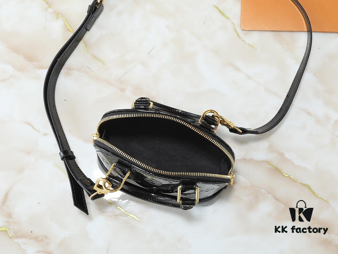 Upgraded Original Version, Fan Bingbing's Same Style, Vernis Leather Series M82717 M91606 M93595 Alma BB Handbag