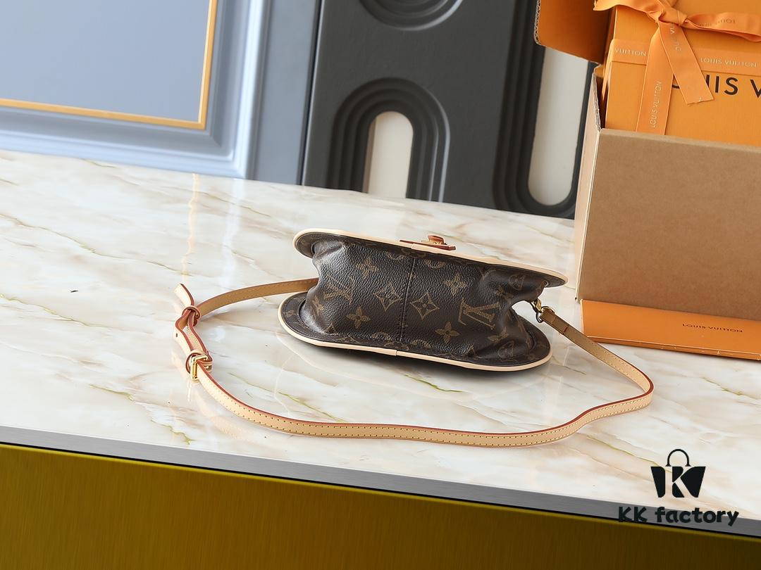 Upgraded Original M47117 Monogram Flower Yellow Flower Around Me Bag