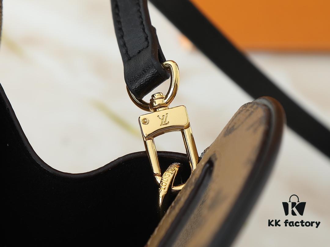 Upgraded Original M47117 Monogram Flower Yellow Flower AROUND ME Bag