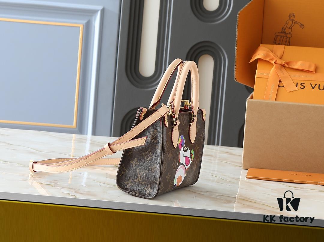 Upgraded Original M13668 M46839 Louis Vuitton x Takashi Murakami Reimagined Series Mini OnTheGo Bag