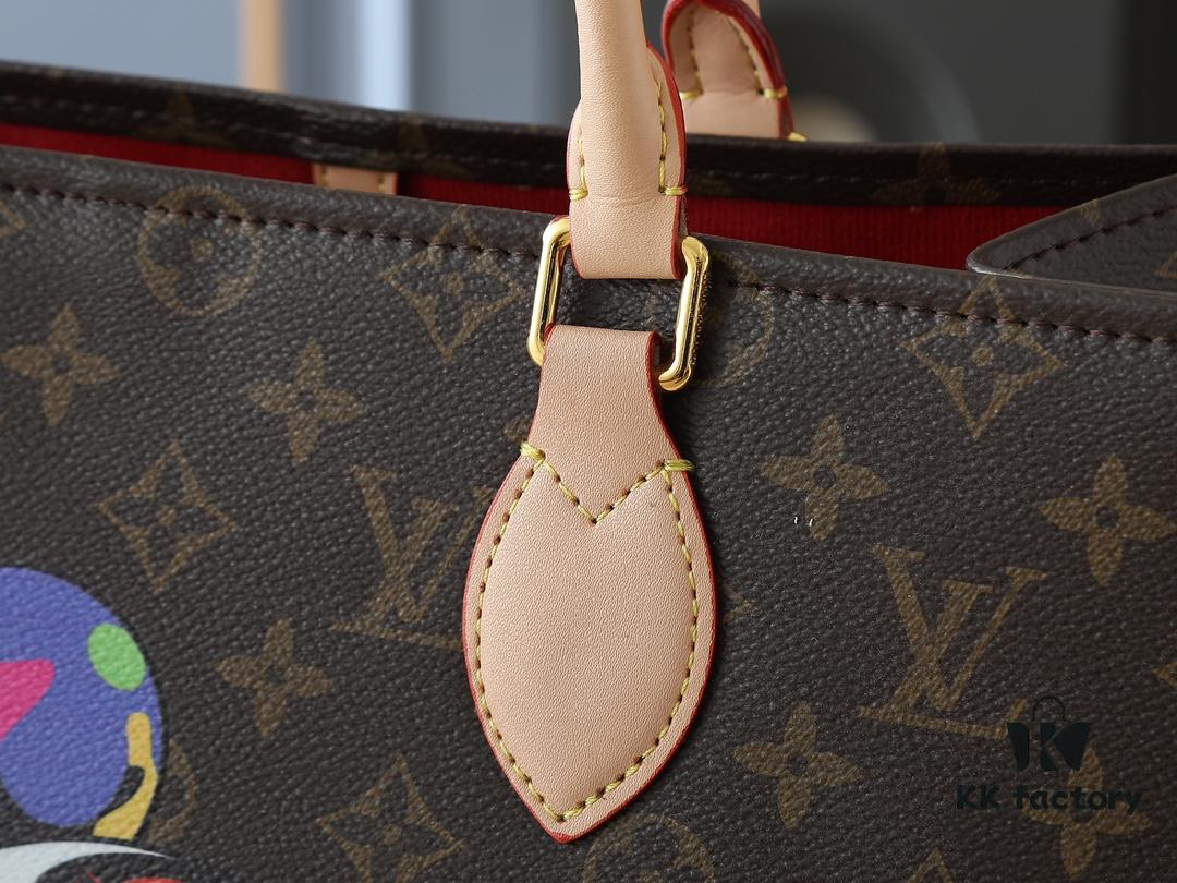 Upgraded Original M45321 M45039 M13668 M44571 Louis Vuitton x Takashi Murakami Reissued Series OnTheGo Mini Handbag