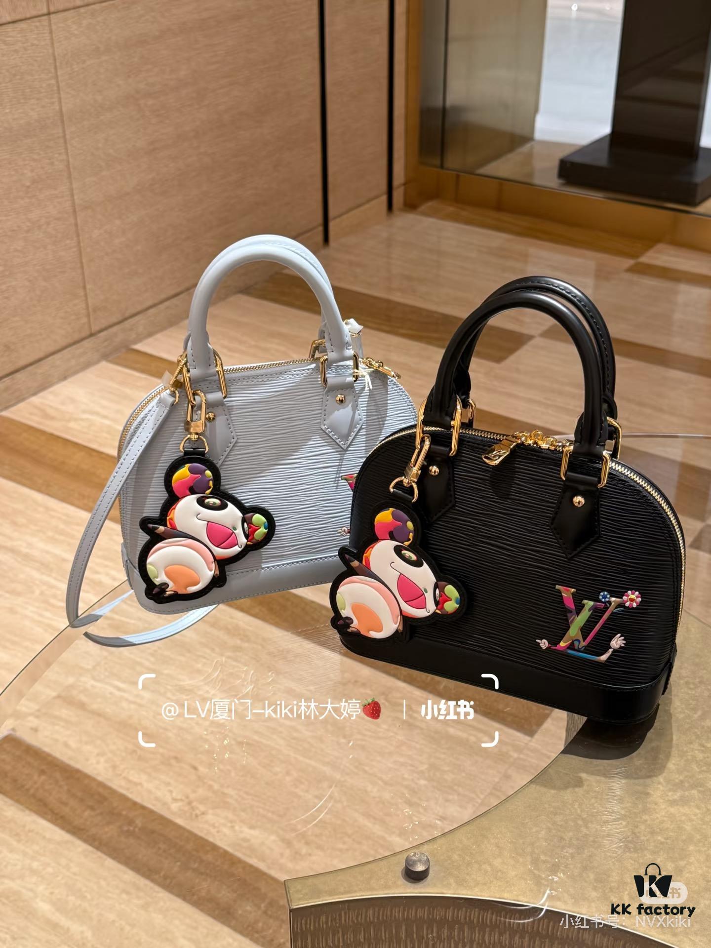 Takashi Murakami Collaboration Figurine M53152 M13670 Louis Vuitton Alma Bag