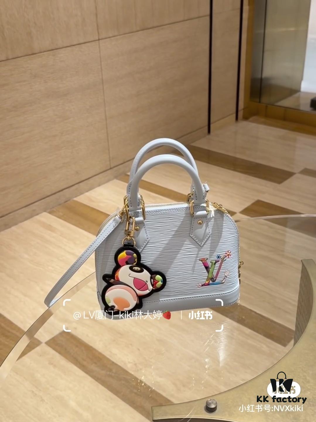 Takashi Murakami Collaboration Figurine M53152 M13670 Louis Vuitton Alma Bag
