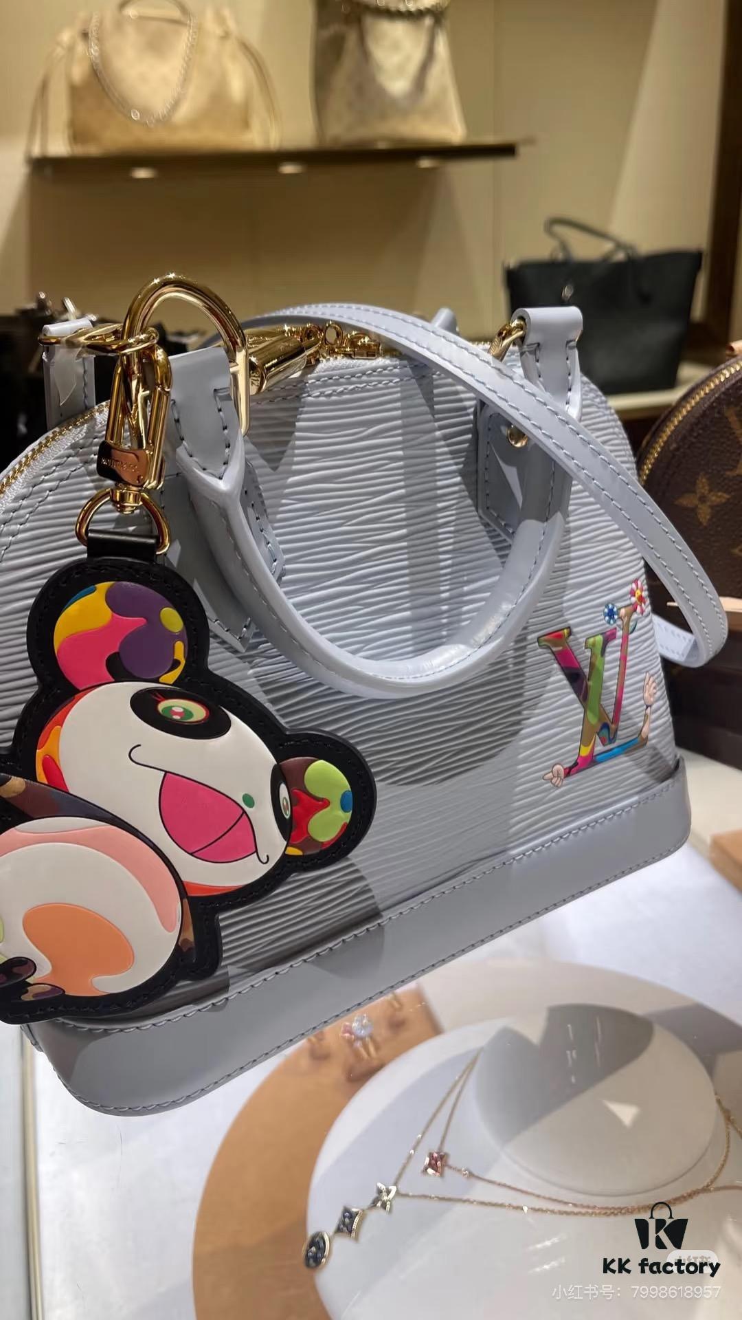 Takashi Murakami Collaboration Figurine M53152 M13670 Louis Vuitton Alma Bag