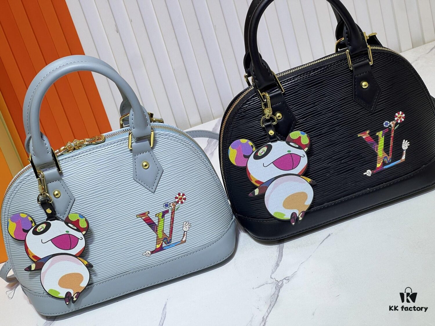 Takashi Murakami Collaboration Figurine M53152 M13670 Louis Vuitton Alma Bag