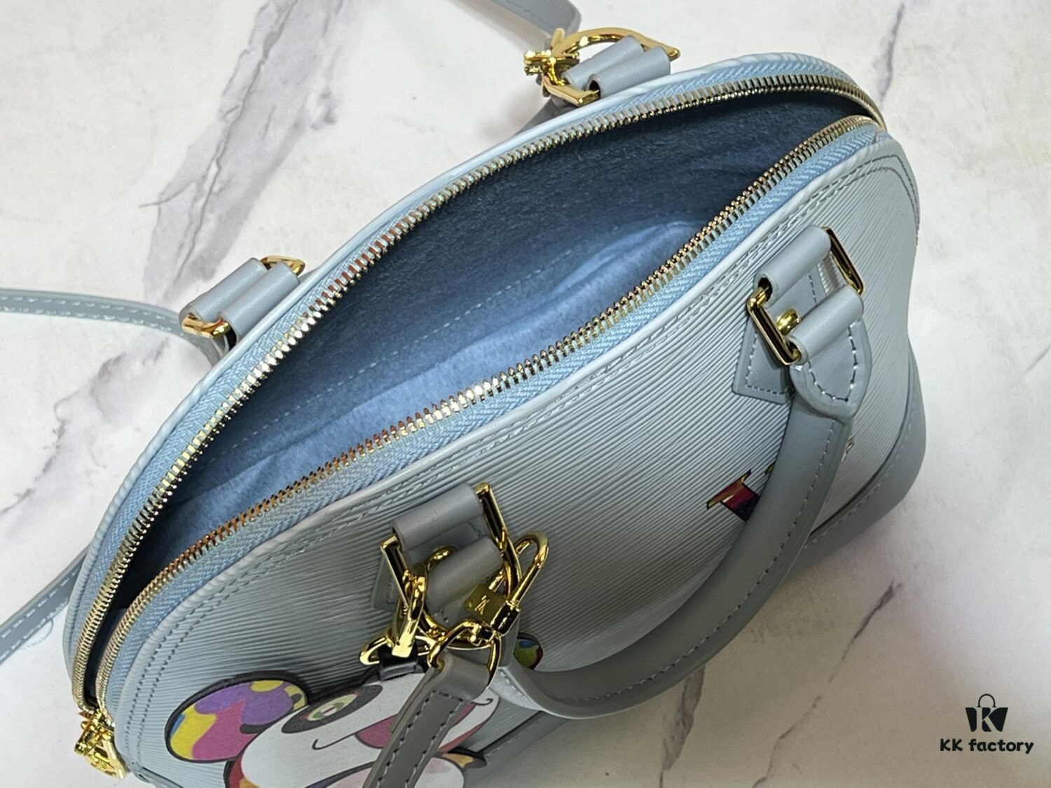 Collaboration Figurine with Murakami M53152 M13670 Louis Vuitton's Most Structured Handbag Design