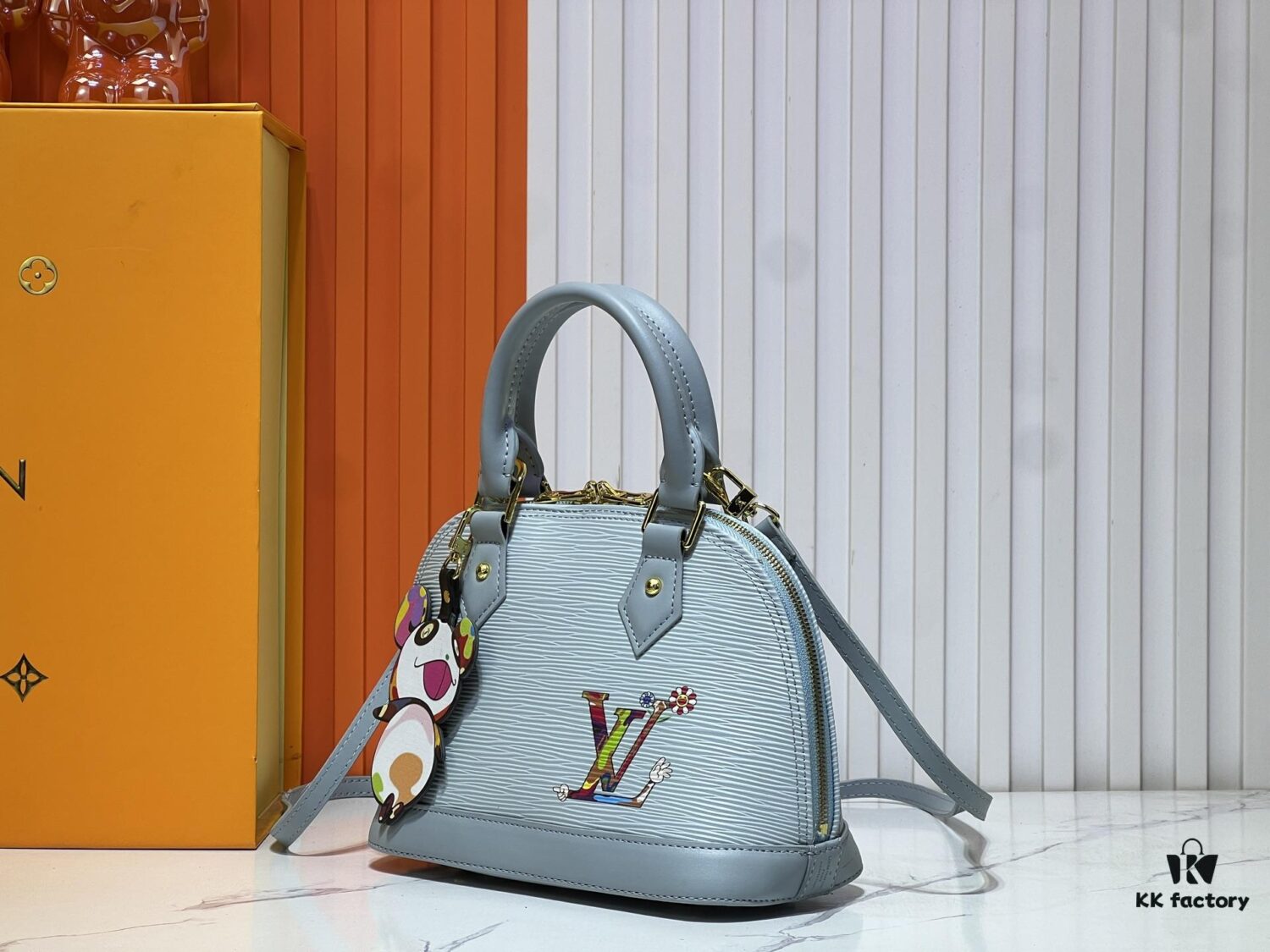 Collaboration Figurine with Murakami M53152 M13670 Louis Vuitton's Most Structured Handbag Design