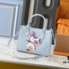 Upgraded Original M13836 M45659 Louis Vuitton x Takashi Murakami Collaboration OnTheGo PM Bag