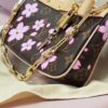 M13666 Pochette Accessoires Bag in Monogram Canvas with Cherry Blossom Pattern