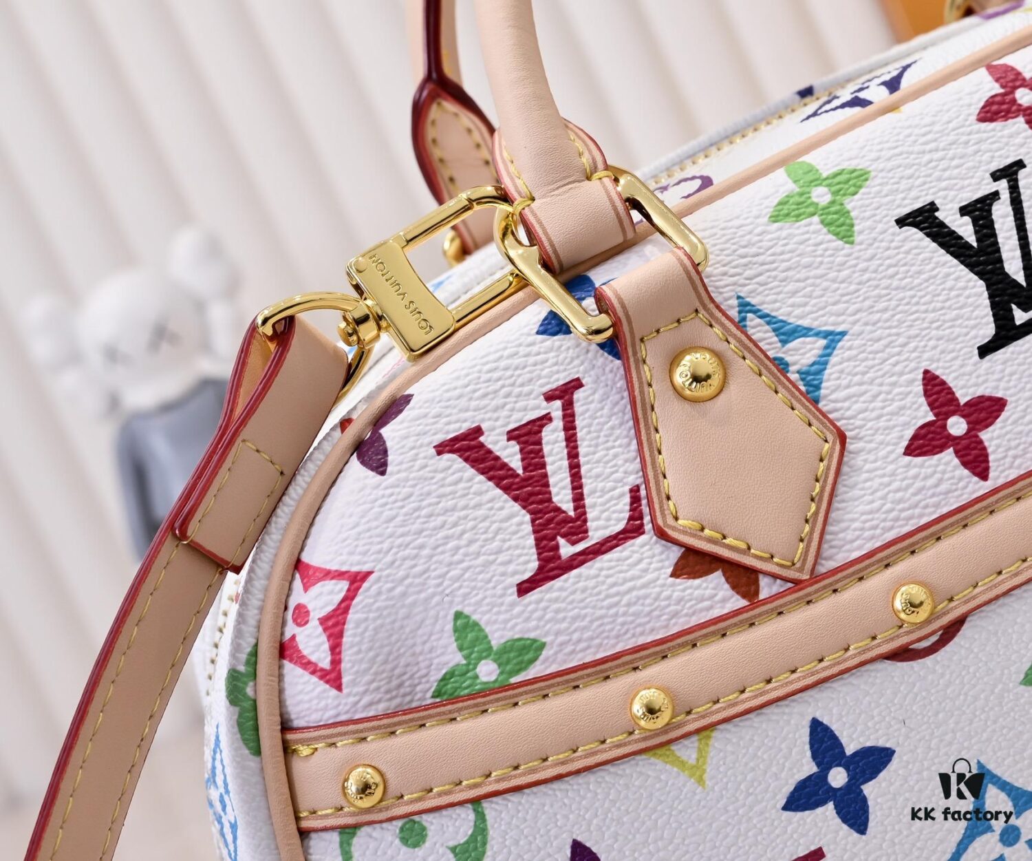 Upgraded Original M13084 Handbag East West Bag from Louis Vuitton x Takashi Murakami Reissue Collection