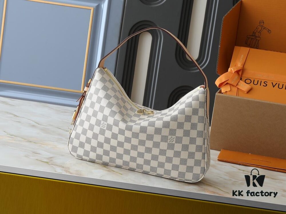 Upgraded Original N00126 M11952 M12098 Slouchy Small Handbag in Louis Vuitton Classic Monogram Canvas