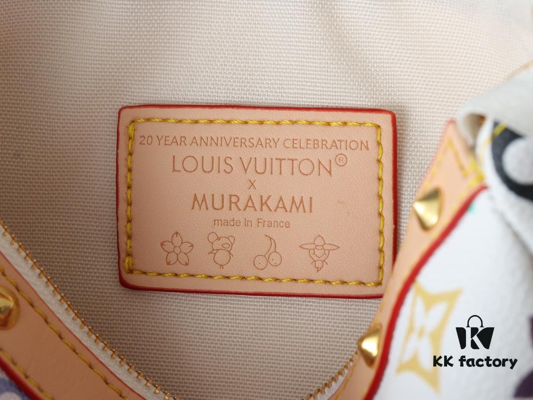 Upgraded Original M13663 M13404 M13440 M92649 Pochette Accessoires Bag in Coated Canvas with Vibrant Monogram Pattern