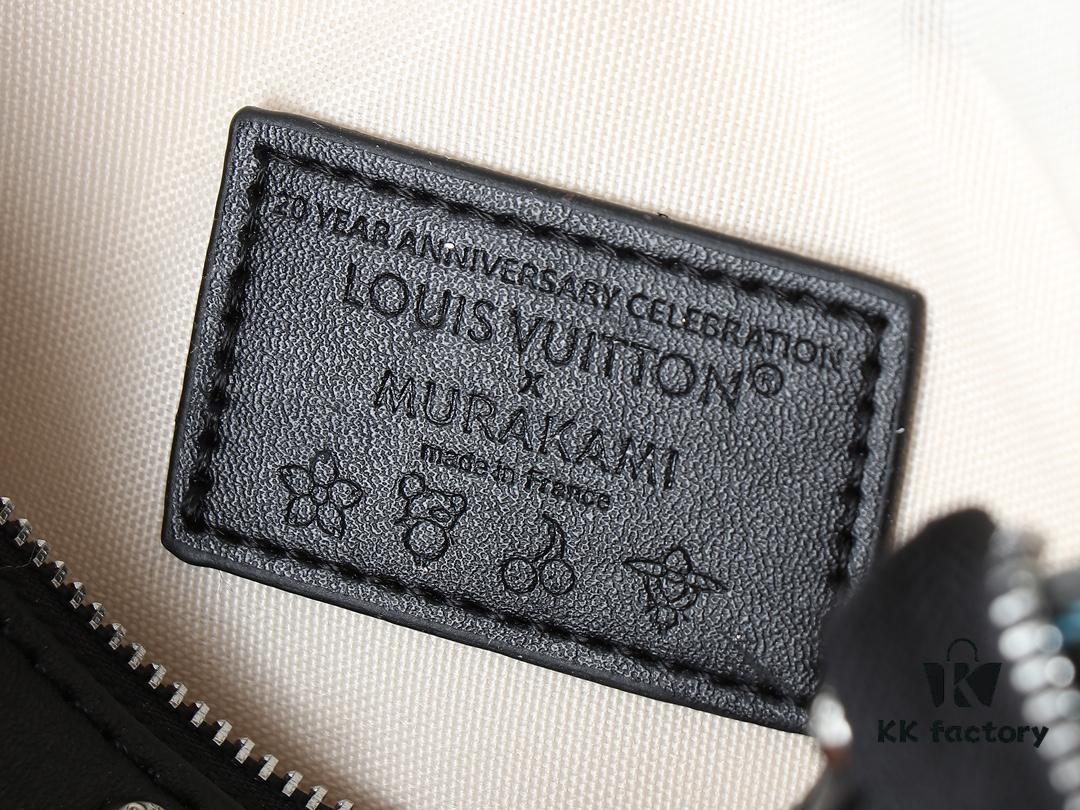 Upgraded Original M13663 M13404 M13440 M92649 Pochette Accessoires Bag in Coated Canvas with Vibrant Monogram Pattern