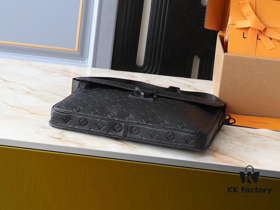 Upgraded Original Version [M20835 Embossed Black Flower Vintage Pattern] S-Lock Briefcase