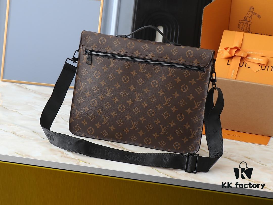 Upgraded Original [M20835 Embossed Black Monogram] S-Lock Briefcase