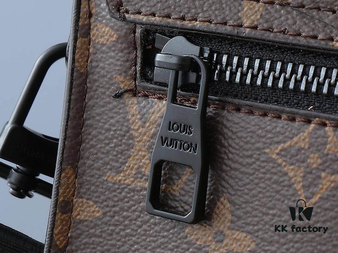 Upgraded Original [M20835 Embossed Black Monogram] S-Lock Briefcase