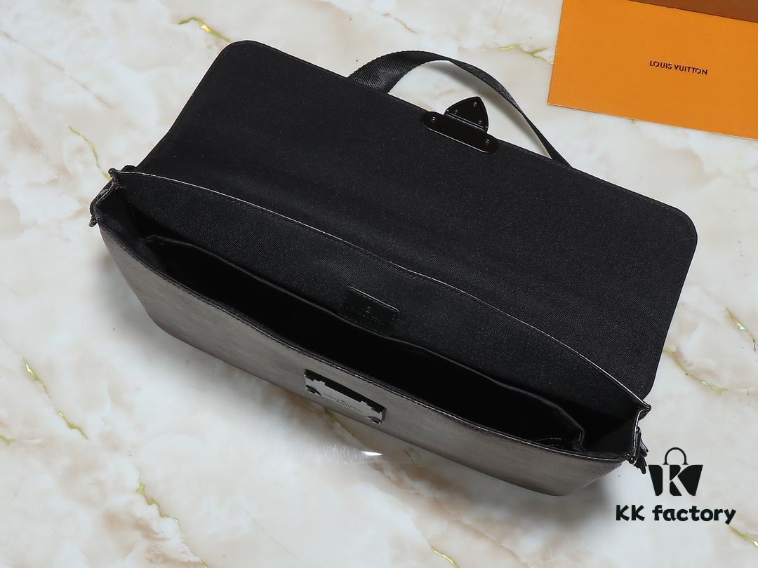 Upgraded Original [M20835 Embossed Black Monogram] S-Lock Briefcase