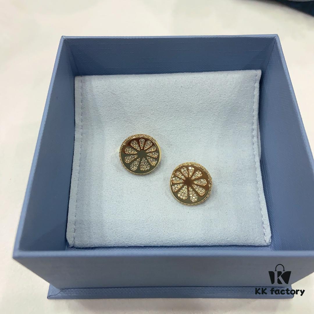 Hefang Jewelry Lemon Slice Ear Clips