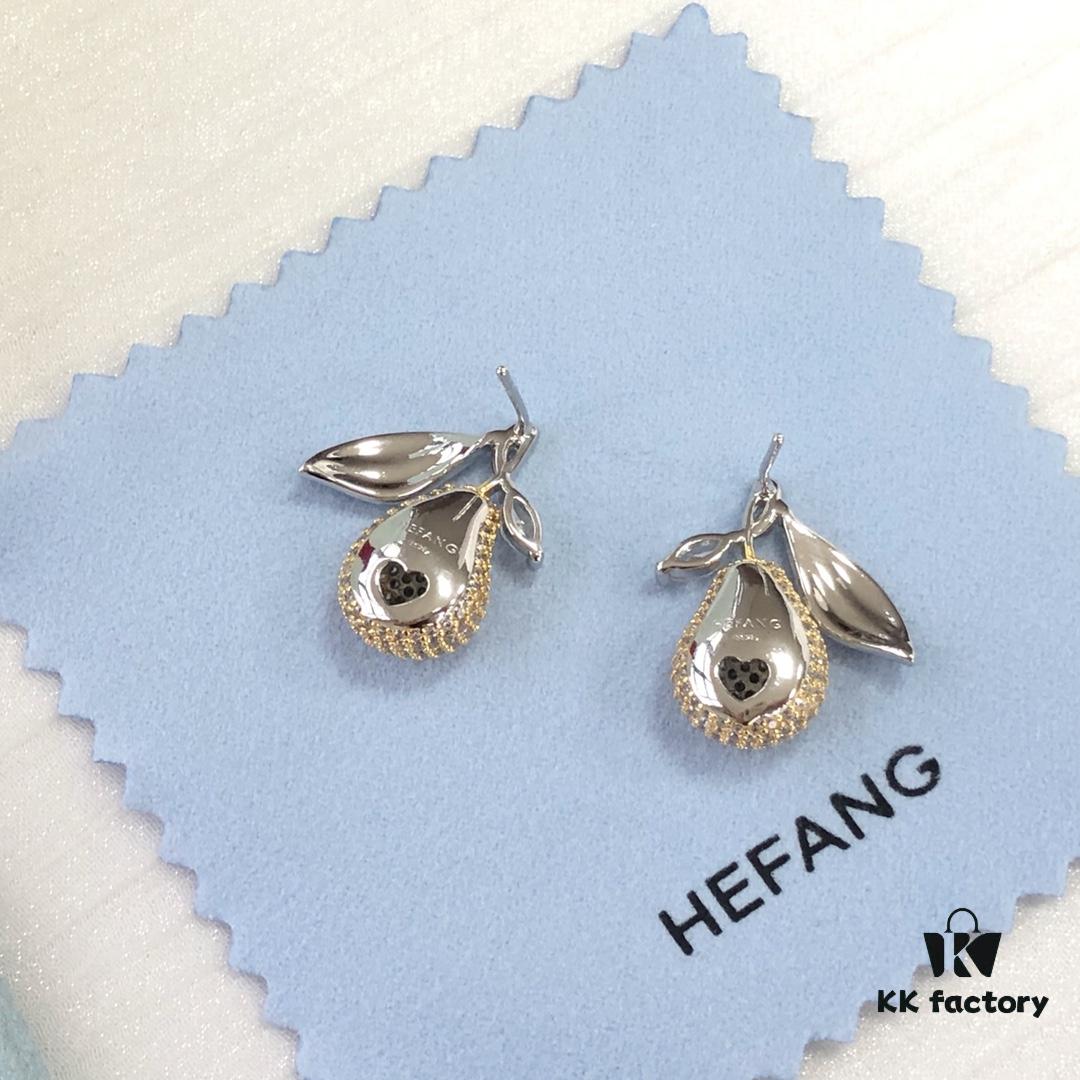 HEFANF Jewelry - Pear Stud Earrings