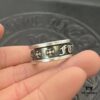 CHROME HEARTS High-End Version Cross FUCK YOU Rotating Ring