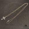 High-Version Chrome Hearts Mini Flame Cross Pendant, Small Size, Highly Versatile