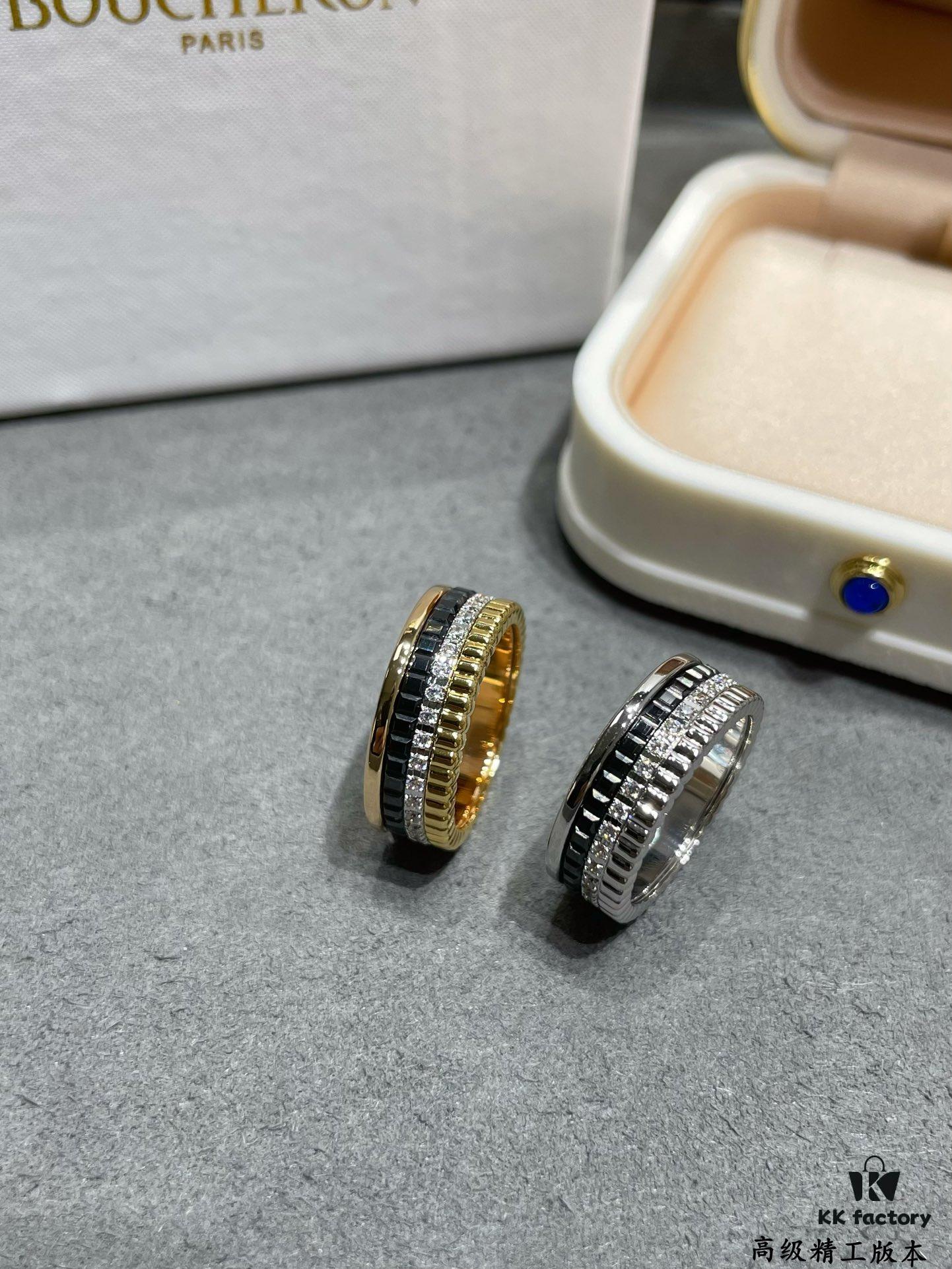 Boucheron Black Ceramic Ring 💍 Boucheron Quatre Collection Classic Piece 👍