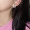 Vivian New Saturn Stud Earrings
