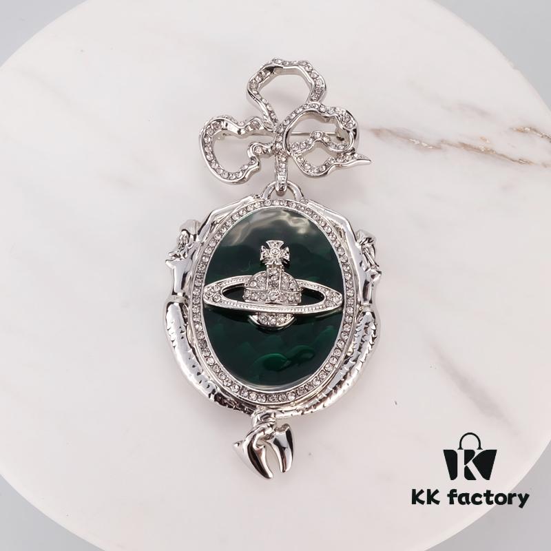 West Queen Mermaid Brooch