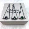Vivienne Westwood Single Diamond Black and Gold Series