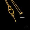 Celine Letter Necklace, Consistent ZP Material! Meaningful Jewelry to Wear the Important Names Close to You 💗 26 Letters Available, Precise Craftsmanship, Thick Gold Plating, Versatile Everyday Essential with High Wearability – A Must-Have for Everyone!