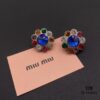 Miu Miu Elegant Heart Pearl Ear Cuffs – Minimalist Luxury Design with Vintage Charm