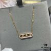 Messika Move Classic Diamond Necklace with Three Sliding Diamonds