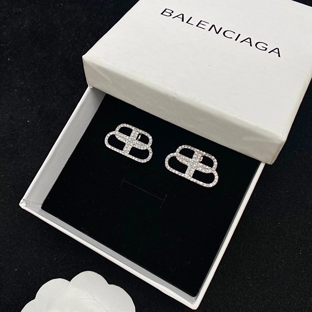 Balenciaga Classic Stud Earrings