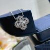 Harry Winston Diamond Links Full Diamond Clover Necklace (White Diamonds)
