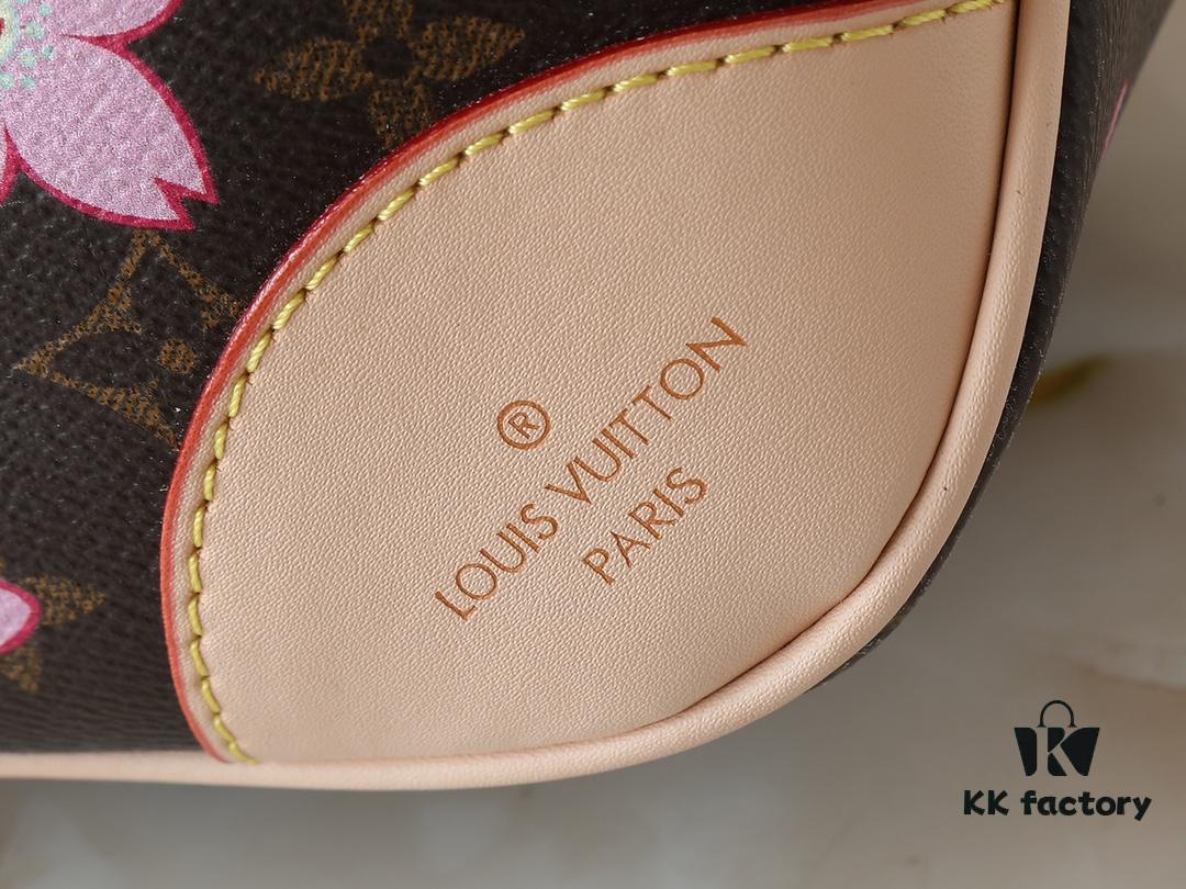 Upgraded Original M13265 M45832 Boulogne Small Handbag from Louis Vuitton x Takashi Murakami Reissue Collection