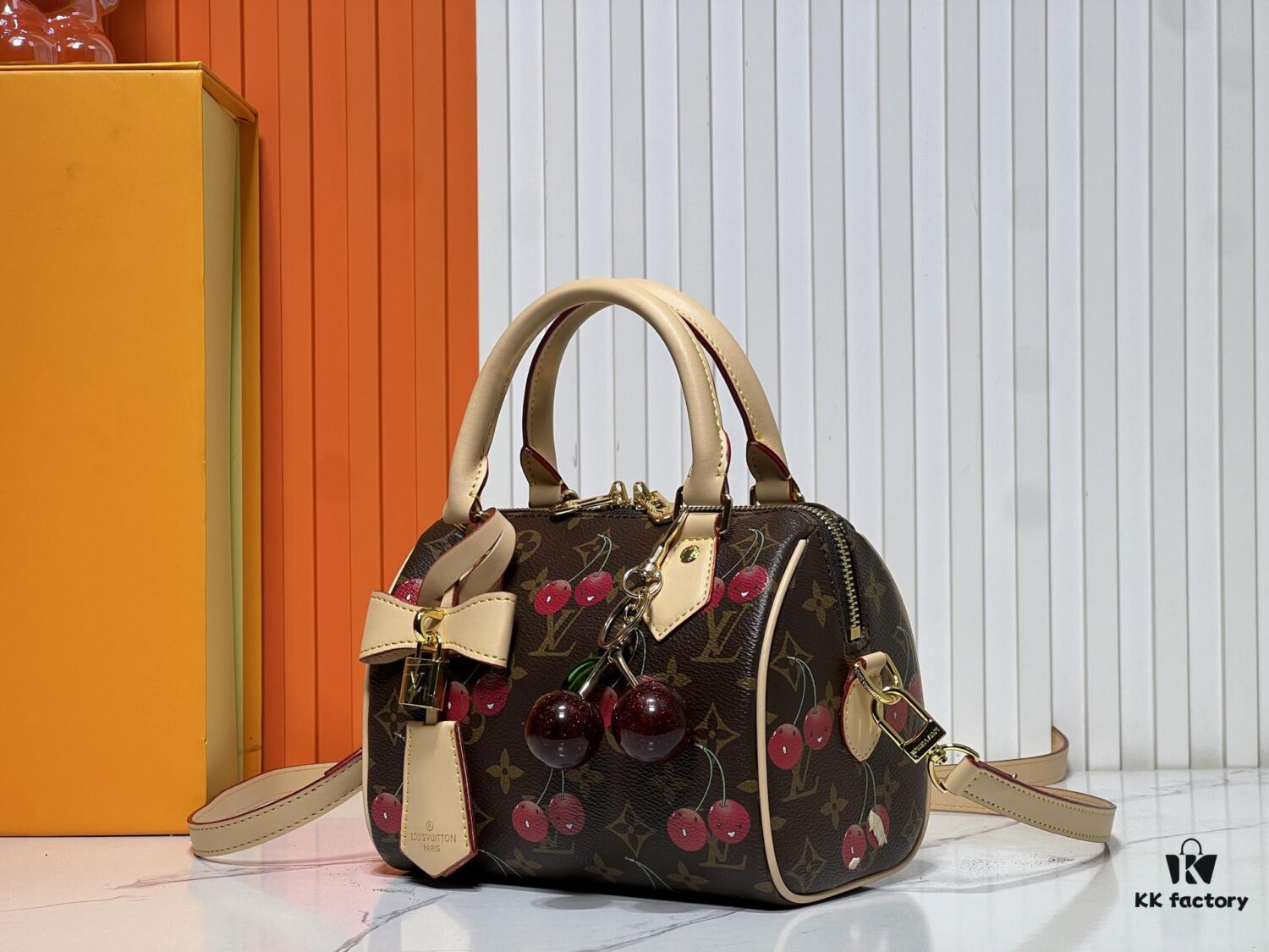 Upgraded Original Cherry 🍒 M13094 M46234 M46222 Speedy Bandoulière 20 Handbag