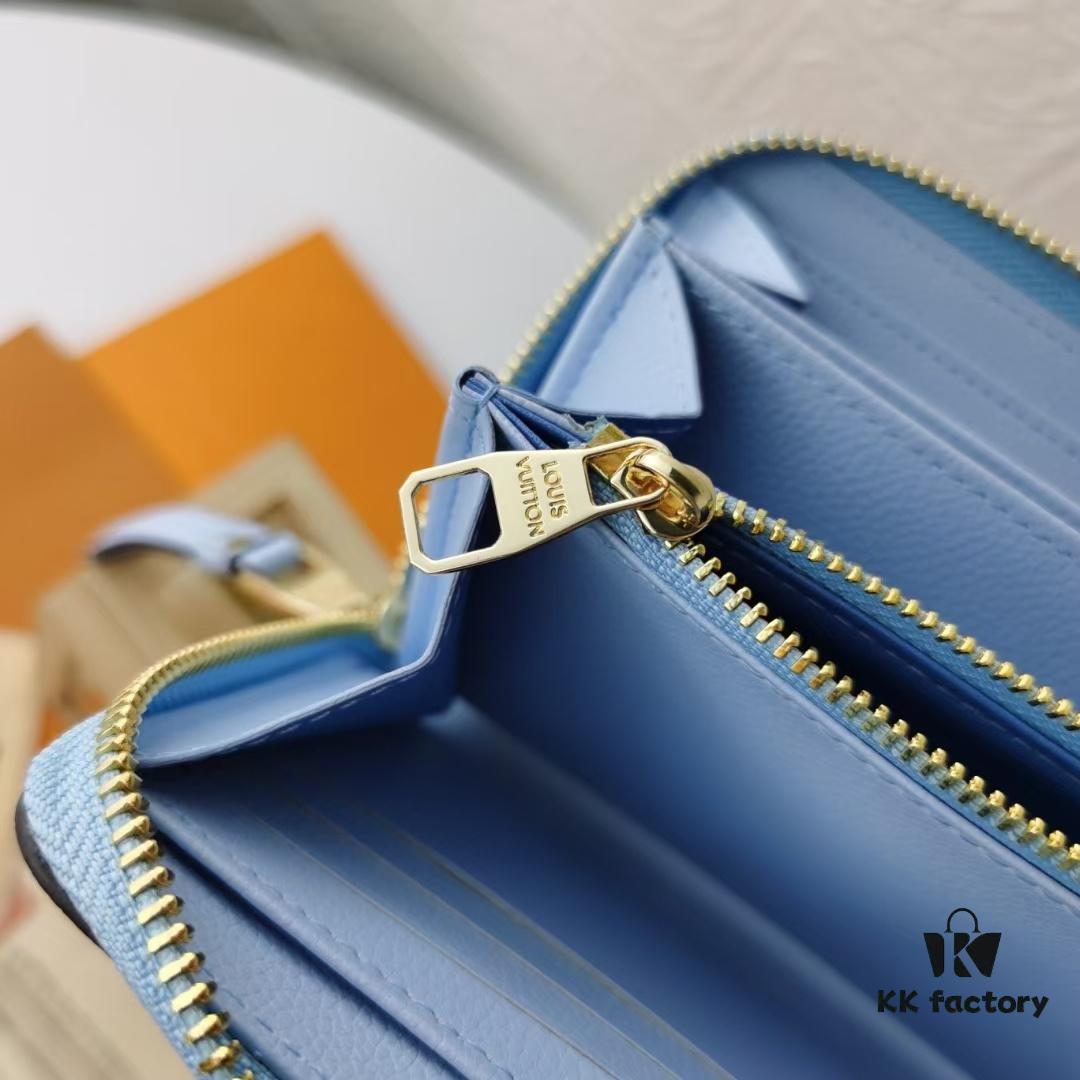 M80402 By The Pool Series Zip Wallet in Monogram Empreinte Leather