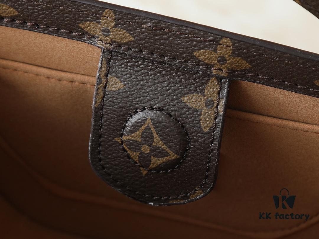 Upgraded Original M47117 Monogram Flower Yellow Flower Around Me Bag