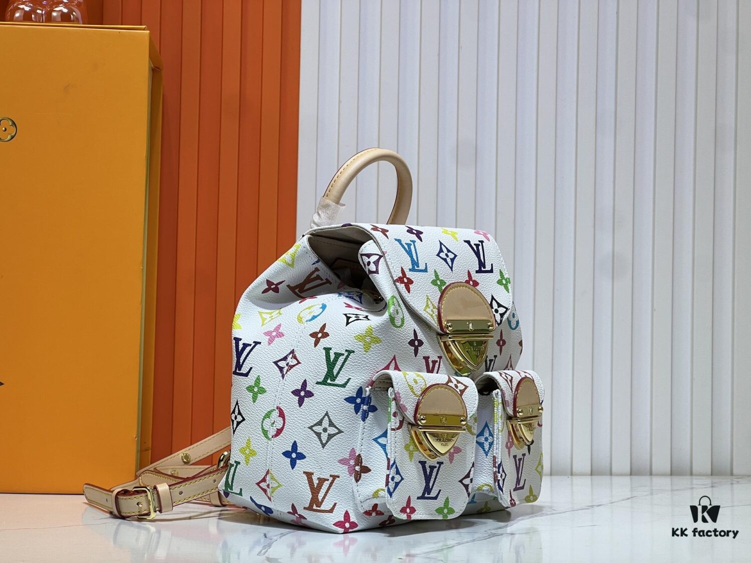 VENICE Backpack M13081-M46836 White Multicolor (Takashi Murakami)